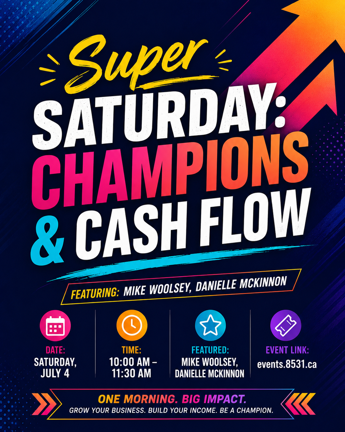 Super Saturday: Champions & Cash Flow