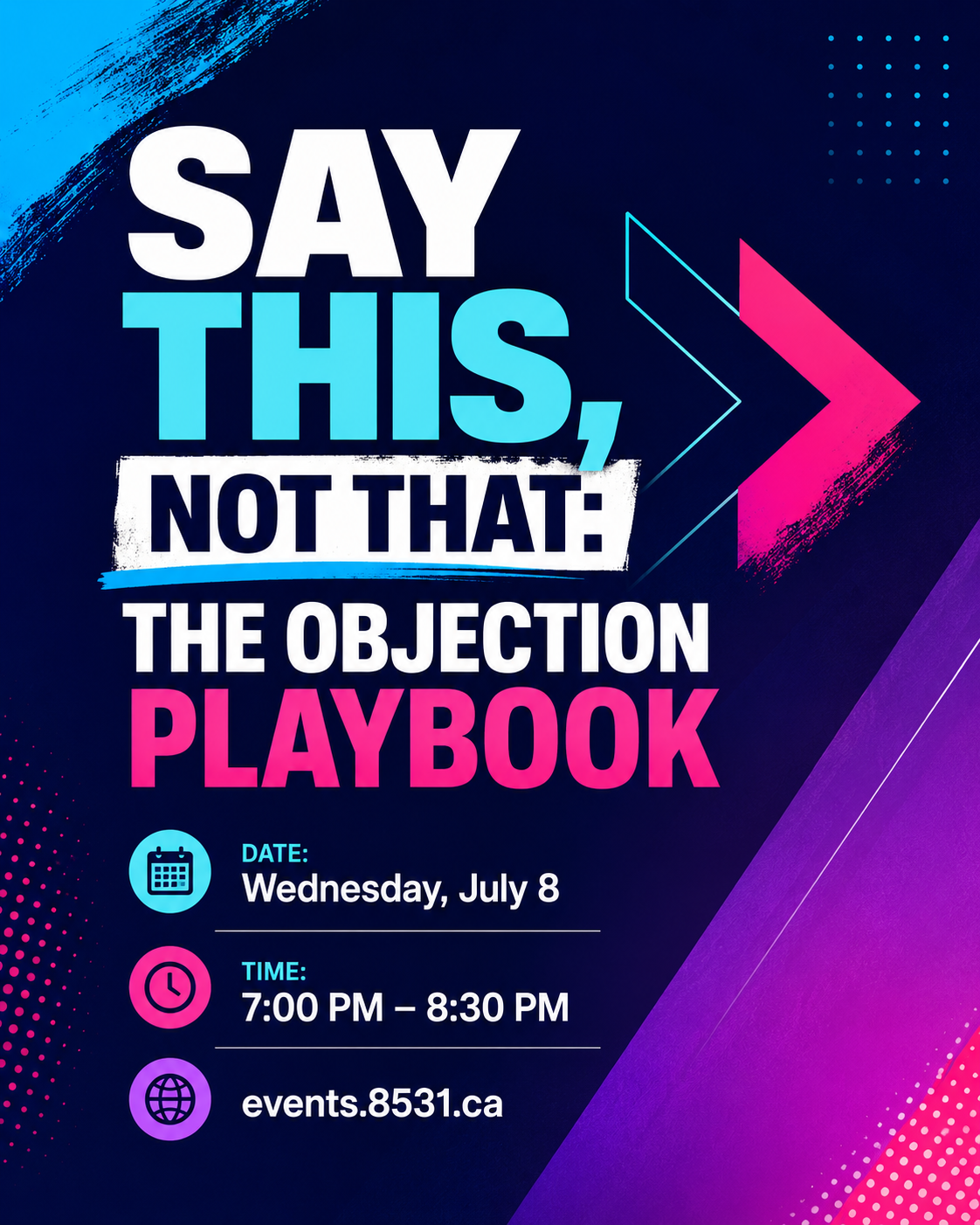 Say This, Not That: The Objection Playbook