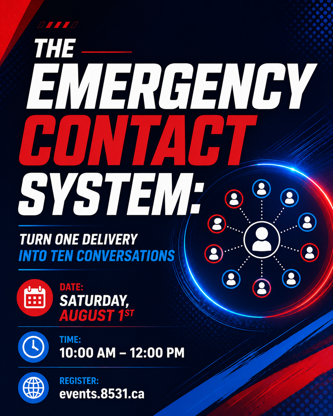 The Emergency Contact System: Turn One Delivery Into Ten Conversations
